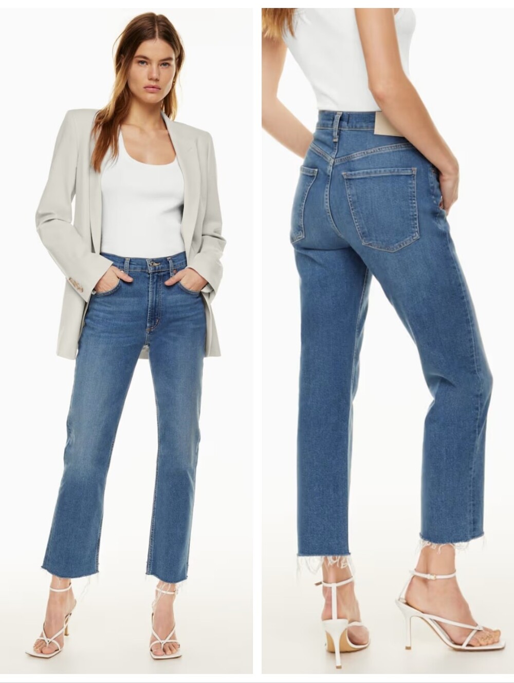 $228 Citizens of Humanity Daphne High-Rise Cropped Straight Jeans Women's 26